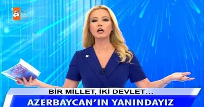 Son dakika haberi... Müge Anlı’dan canlı yayında Azerbaycan’a destek açıklaması! Azerbaycan’a yapılan saldırıyı... | Video