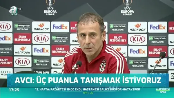 Beşiktaş - Bratislava Abdullah Avcı Maç Öncesi Basın Toplantısı Düzenledi