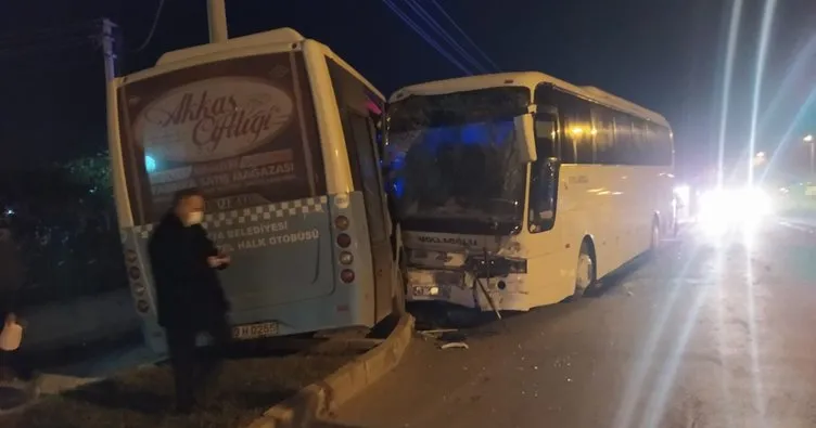 Kütahya’da otobüsler çarpıştı, çok sayıda yaralı var