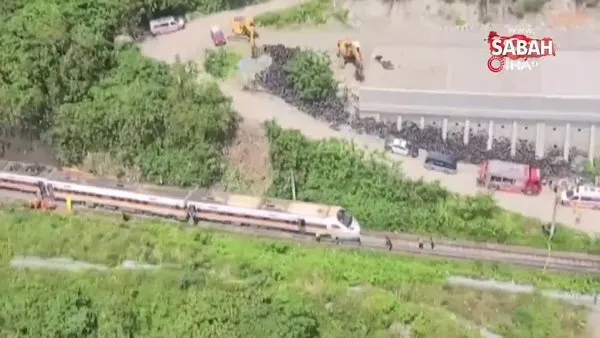 Tayvan'da tren raydan çıktı: 36 ölü, 40'tan fazla yaralı | Video