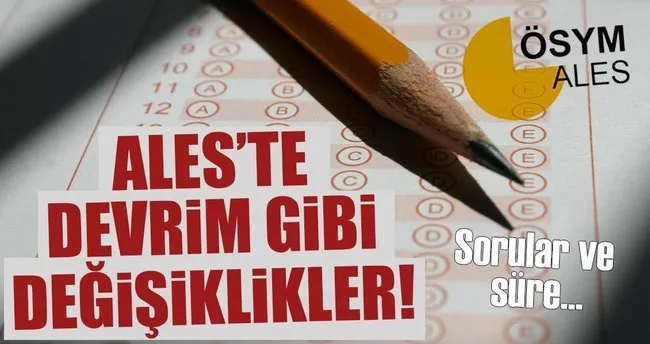 Son Dakika Ales Te Flas Degisiklik Egitim Haberleri