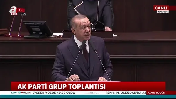 Cumhurbaşkanı Erdoğan'dan AK Parti grubunda önemli açıklamalar
