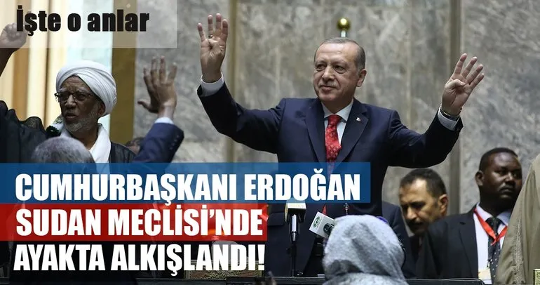 Cumhurbaşkanı Erdoğan’ı ayakta alkışladılar