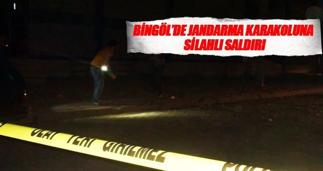 Bingöl’de karakola silahlı saldırı!