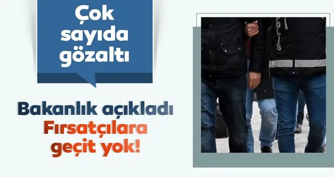 Son Dakika 65 Ilde 288 Operasyon Son Dakika Haberler