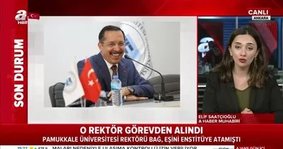 Son dakika | Pamukkale Üniversitesi Rektörü Hüseyin Bağ görevinden uzaklaştırıldı | Video