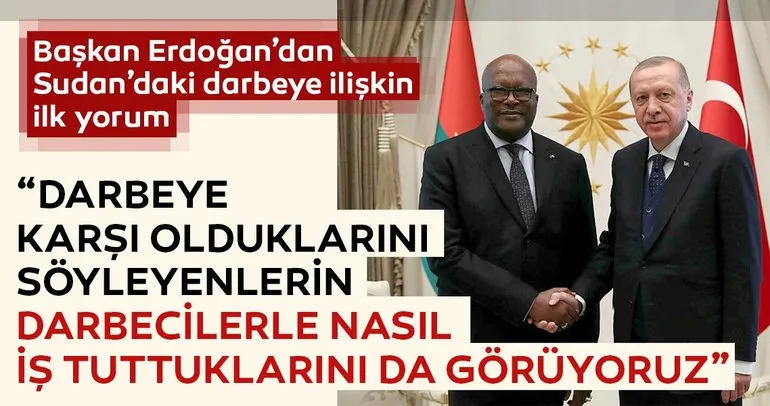 Başkan Erdoğan’dan Sudan’daki gelişmeler ile ilgili açıklama!