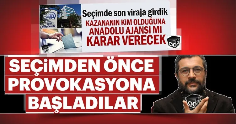 Oda TV'den son provokasyon haberi geldi