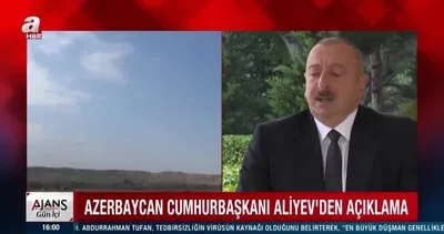 Azerbaycan Cumhurbaşkanı Aliyev’den açıklama! Şartlarımız yerine gelmeden ateşkes yok | Video