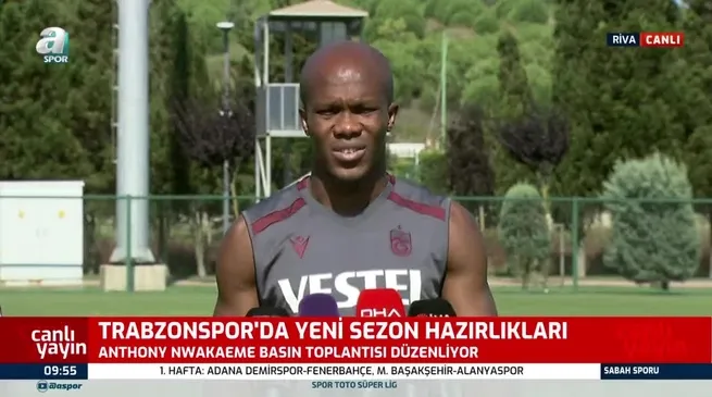 Trabzonspor'un yıldızı Nwakaeme'den yeni sözleşme açıklaması!