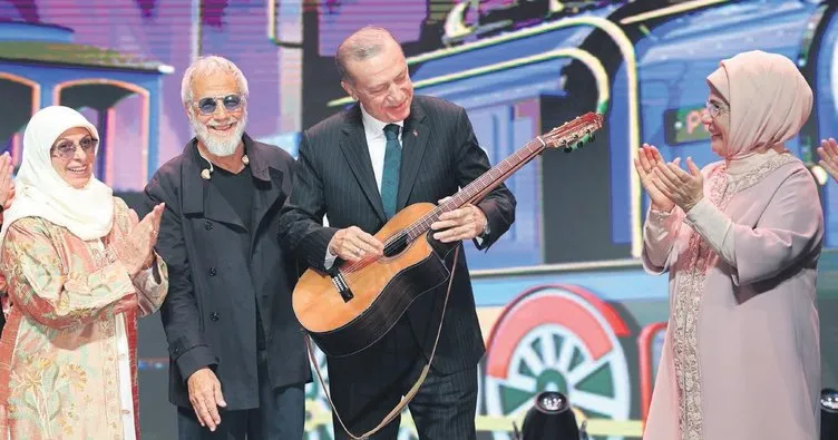 Yusuf İslam, Erdoğan’a gitarını hediye etti