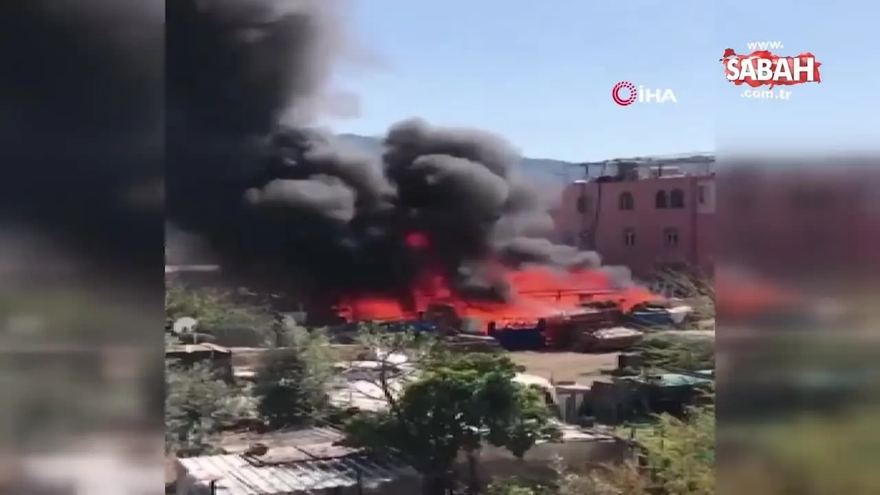 fethiye de ikinci el esya magazasinin deposunda yangin cikti video videosunu izle son dakika haberleri