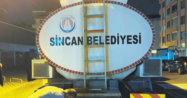 Ankara’daki su krizine tankerli çözüm