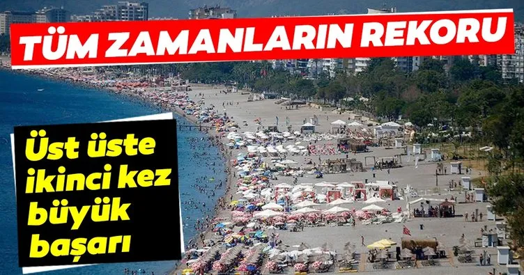 Antalya 15 milyon turistle rekora imza attı