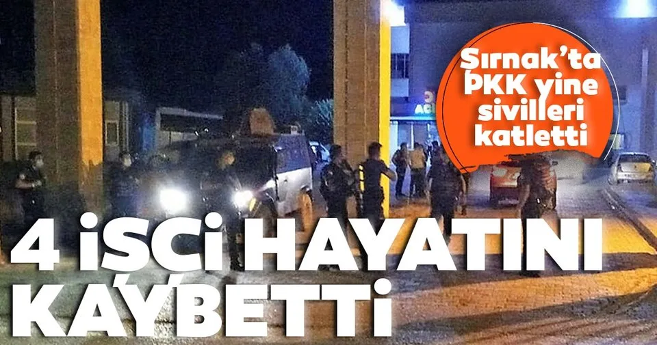 son dakika silopi de pkk dan hain