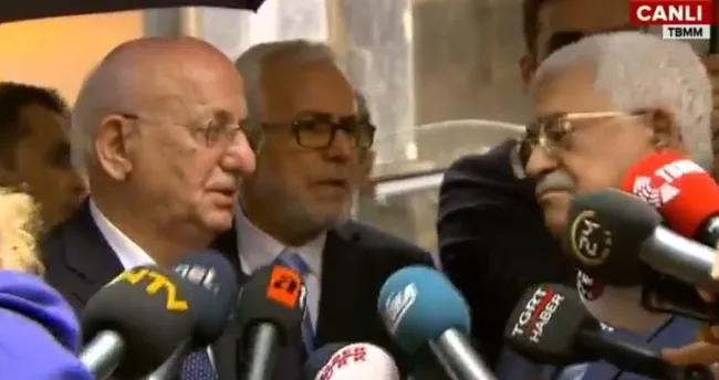 Mahmut Abbas’dan TBMM’ye ziyaret