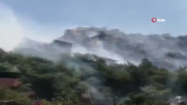 SON DAKİKA: Hatay Antakya'daki orman yangınında alevler evlere sıçradı