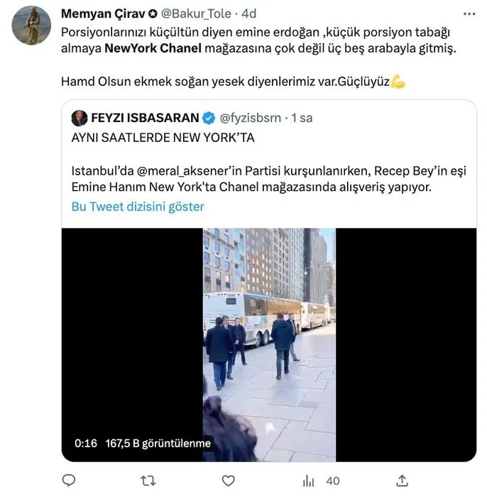 FETÖ’cülerden yeni yalan! Emine Erdoğan'ın Central Park ziyaretini alışveriş gibi gösterdiler