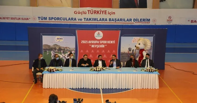 Nevşehir’e ‘2021 Avrupa Spor Şehri’ ünvanı