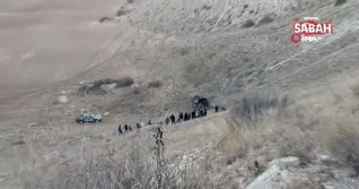 Sivas’ta traktör 400 metrelik uçurumdan uçtu: 1 ölü