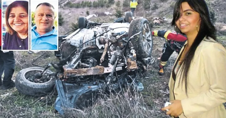 Amcası ve yengesi kazada öldü