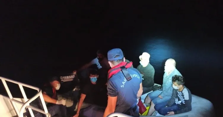 Marmaris ve Datça’da 24 kaçak göçmen kurtarıldı