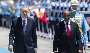 Başkan Erdoğan Somali Cumhurbaşkanı Hasan Şeyh Mahmud’la görüştü