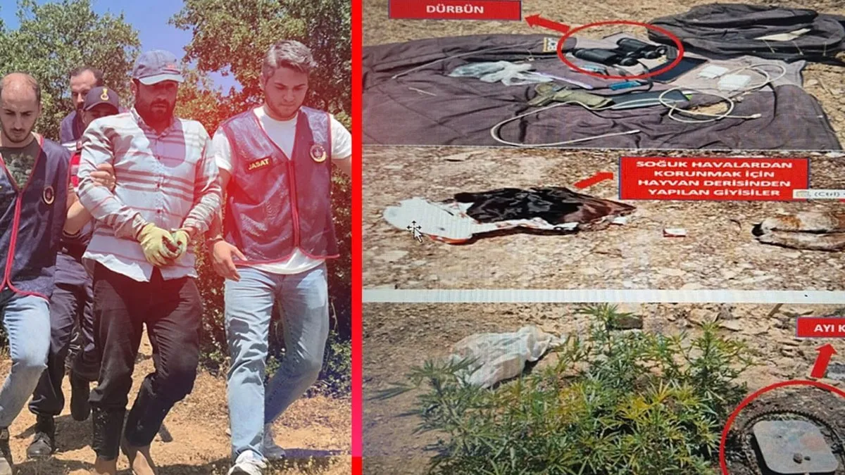 29 yıllık cezadan işte böyle kaçtı! Görenler şaştı kaldı... Ayı kapanı kurdu hayvan postu giydi