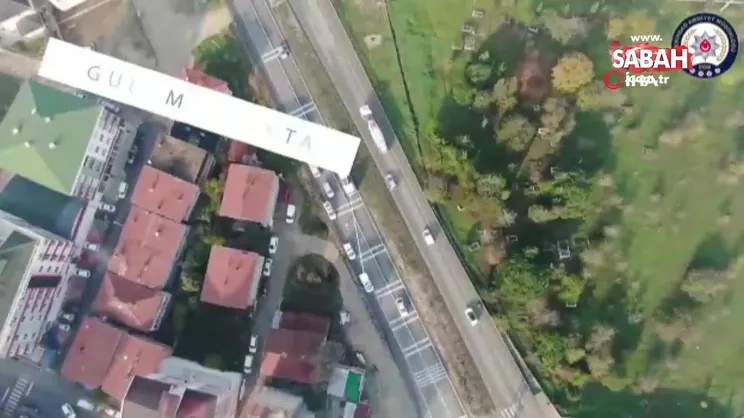 Drone tespit etti, polis ceza kesti