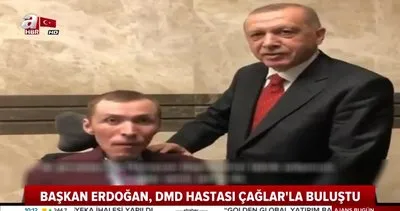 Cumhurbaşkanı Erdoğan, DMD hastası gençle görüştü