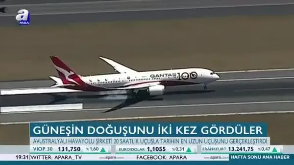 Tarihin en uzun uçuşu gerçekleştirildi