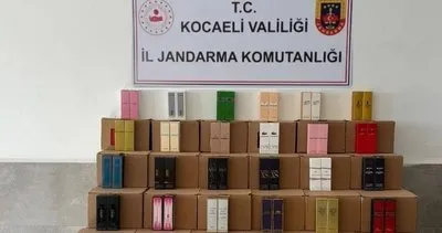 Kocaeli’de 4 milyon TL'lik kaçak parfüm ve elektronik sigara ele geçirildi #kocaeli