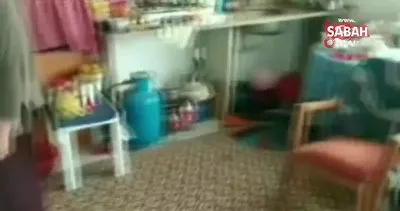 Annesinin Buraya hiç gelmez dediği hırsız, divanın altından çıktı | Video