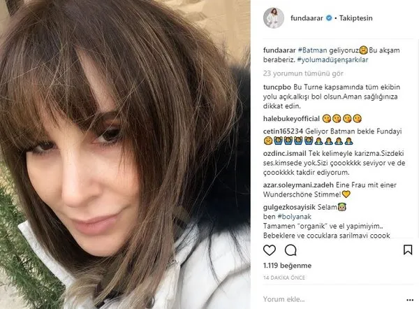 Ünlülerin Instagram paylaşımları (09.03.2018)