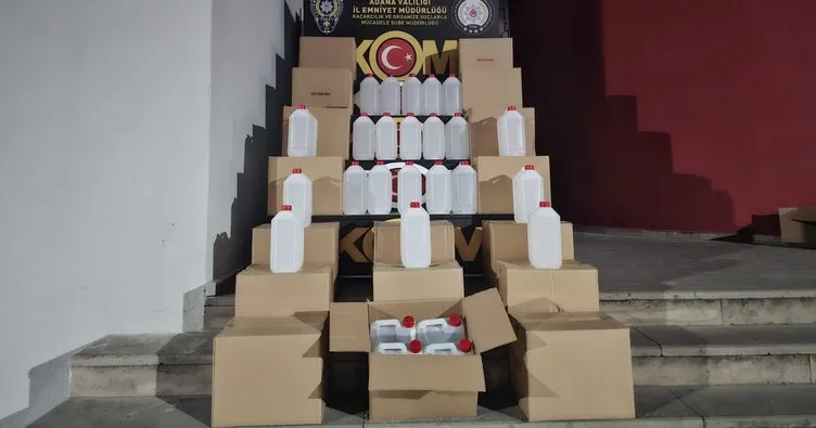 980 litre sahte içki ele geçirildi