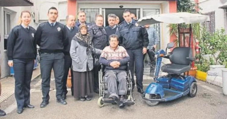 Engellinin aracını Adana polisi buldu