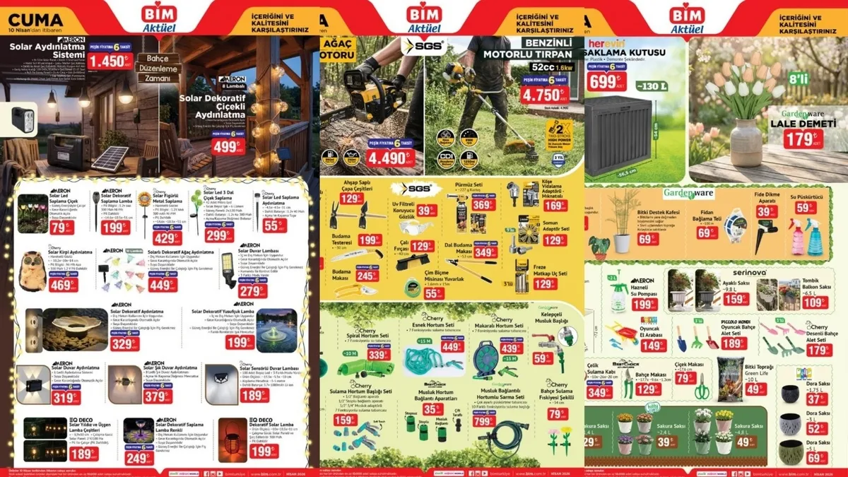 BİM aktüel katalog 7-10 Nisan 2026: Yeni hafta BİM indirimlerinde neler var?