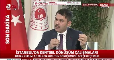 Çevre ve Şehircilik Bakanı Murat Kurum’dan canlı yayında önemli açıklamalar | Video