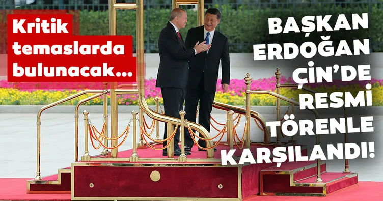 Başkan Erdoğan Çin’in başkenti Pekin’de