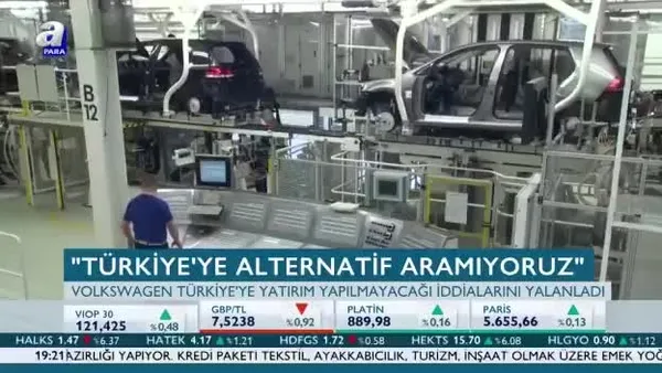 Volkswagen: Türkiyeye alternatif aramıyoruz