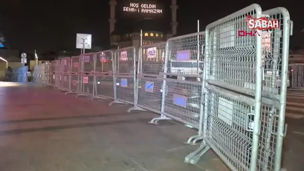 İstanbul'da 1 Mayıs öncesi Taksim Meydanı ve Gezi Parkı'nda güvenlik tedbirleri artırıldı