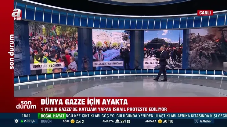 Dünya Gazze için ayakta