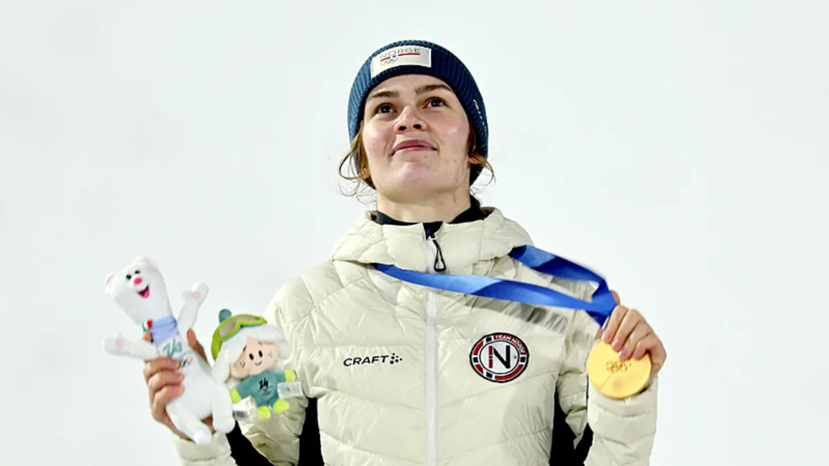 Anna Odine Stroem’den Kış Olimpiyatları’nda altın madalya! Anna Odine Stroem’den Kış Olimpiyatları’nda altın madalya!