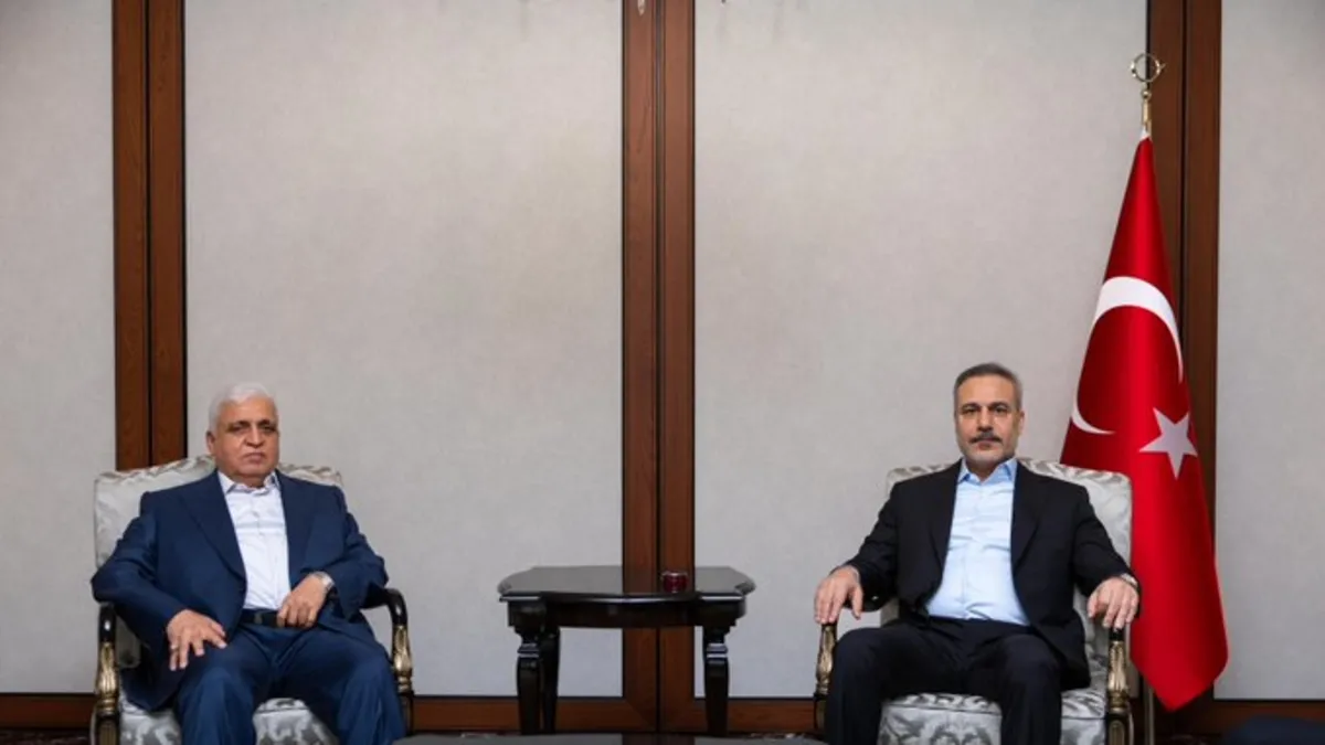 Bakan Fidan Haşdi Şabi Komisyonu Başkanı ile bir araya geldi! Bakan Fidan Haşdi Şabi Komisyonu Başkanı ile bir araya geldi!