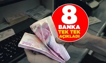 SIFIR FAİZLİ KREDİ SON DAKİKA: 8 banka tek tek duyurdu: Faizsiz kredi için Mayıs ayarı