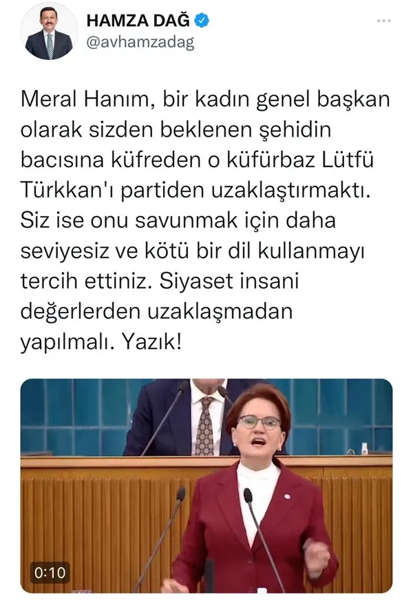 Şehit ağabeyine çirkin sözler söyleyen Meral Akşener’e tepkiler çığ gibi!