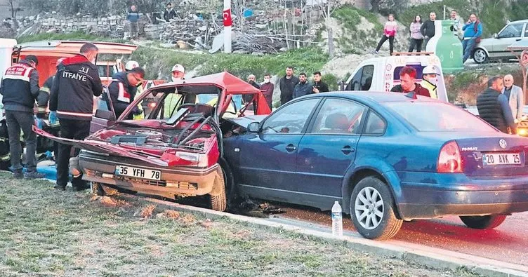 Denizli’de trafik kazası: 1 kişi öldü