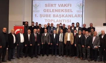 Siirt Vakfı Diyarbakır’da toplandı #diyarbakir
