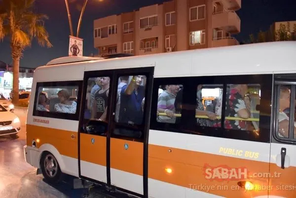 16 yolcu kapasiteli bir minibüsten 29 yolcu çıktı!