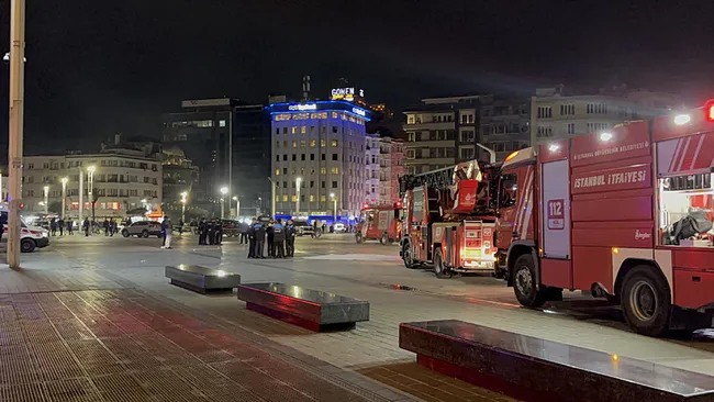 Taksim Metro Yangın Müdahale